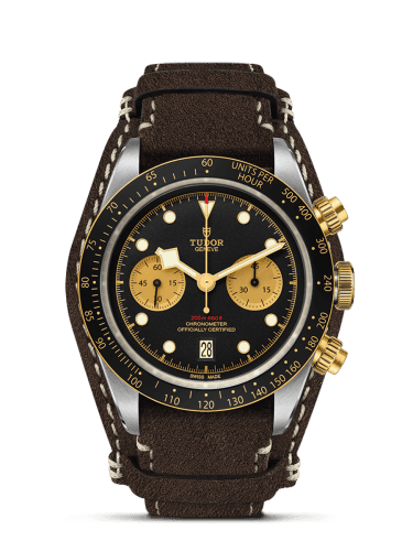 Tudor Heritage Black Bay Chronograph S&G / Black / Bund