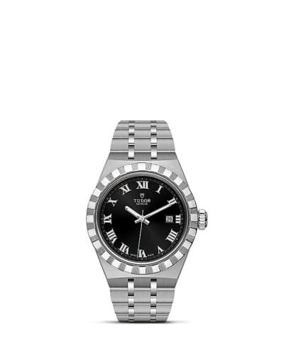 Tudor Royal Date 28 Stainless Steel / Black - Roman
