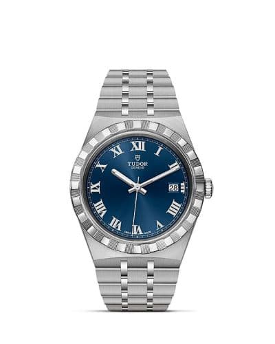 Tudor Royal Date 38 Stainless Steel / Blue - Roman