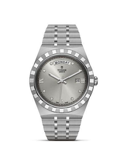 Tudor Royal Day-Date 41 Stainless Steel / Silver - Diamond