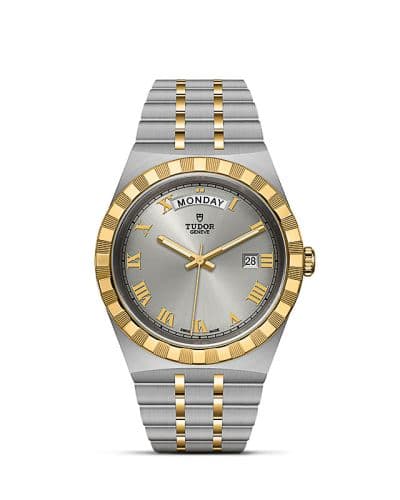 Tudor Royal Day-Date 41 Stainless Steel / Yellow Gold / Silver - Roman