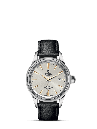 Tudor Style 28 Stainless Steel / Silver / Strap