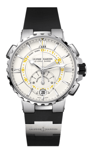 Ulysse Nardin Marine Regatta Stainless Steel / Silver / Rubber