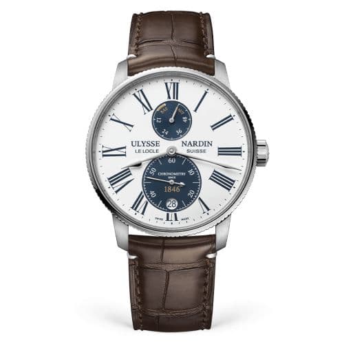 Ulysse Nardin Marine Torpilleur Stainless Steel / Panda / Alligator
