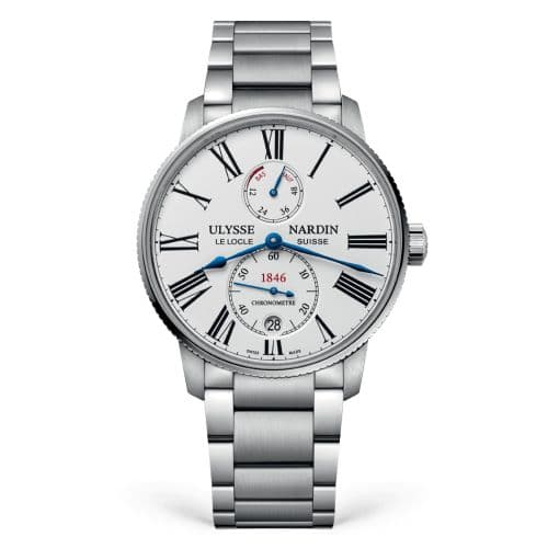 Ulysse Nardin Marine Torpilleur Stainless Steel / White / Bracelet