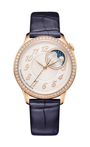 Vacheron Constantin Égérie Moonphase 37 Pink Gold - Diamond / Silver