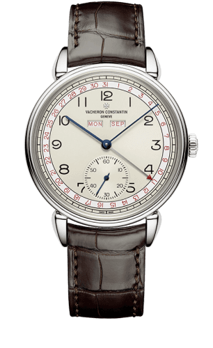 Vacheron Constantin Historiques Triple Calendrier 1942 Stainless Steel / Silver / Burgundy