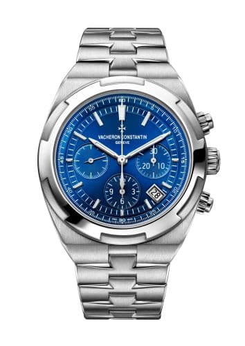 Vacheron Constantin Overseas Chronograph Stainless Steel / Blue