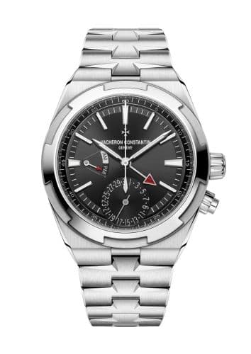 Vacheron Constantin Overseas Dual Time Stainless Steel / Black
