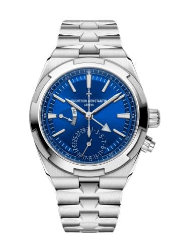 Vacheron Constantin Overseas Dual Time Stainless Steel / Blue