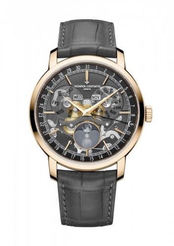 Vacheron Constantin Traditionnelle Complete Calendar Openface Pink Gold