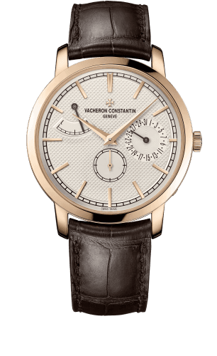 Vacheron Constantin Traditionnelle Manual-Winding Date and Power Reserve Pink Gold / Silver