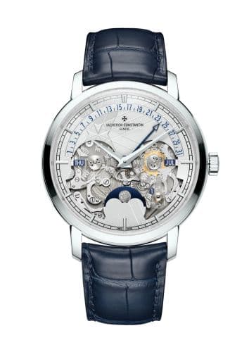 Vacheron Constantin Traditionnelle Perpetual Calendar Retrograde Date Openface Platinum / 170th Anniversary