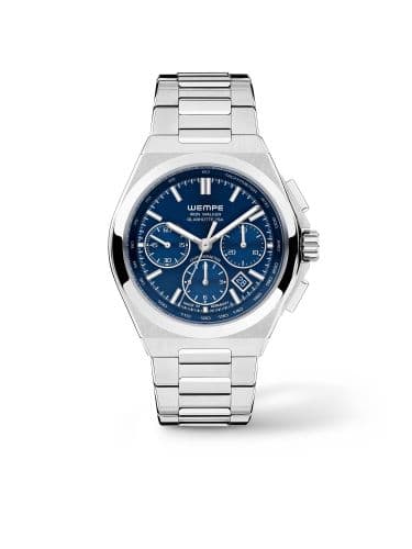Wempe Glashütte I/SA Iron Walker Automatic Chronograph Blue