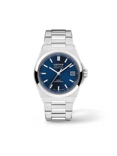Wempe Glashütte I/SA Iron Walker Quartz Women Blue