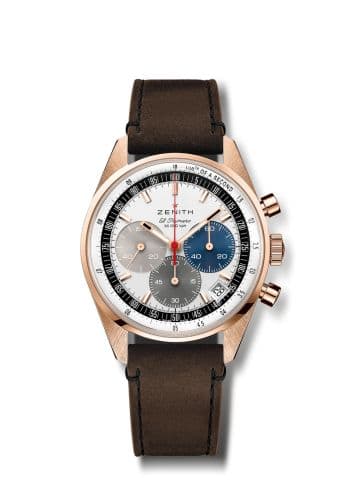 Zenith Chronomaster Original Rose Gold / Silver / Strap