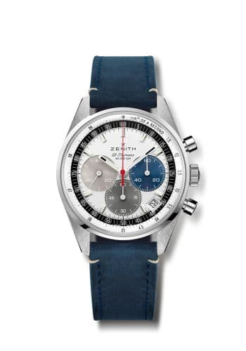 Zenith Chronomaster Original Stainless Steel / Silver / Strap