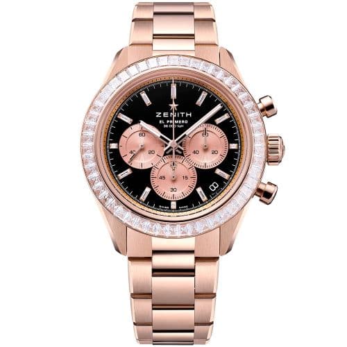 Zenith Chronomaster Sport Yoshida Rose Gold - Baguette / Black