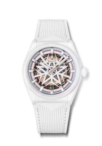 Zenith Defy Classic 41mm White Ceramic / Fusalp