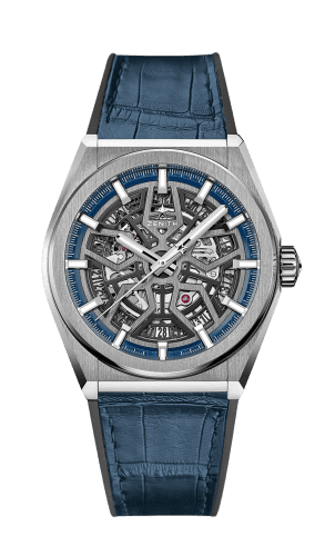Zenith Defy Classic Titanium / Skeleton / Alligator