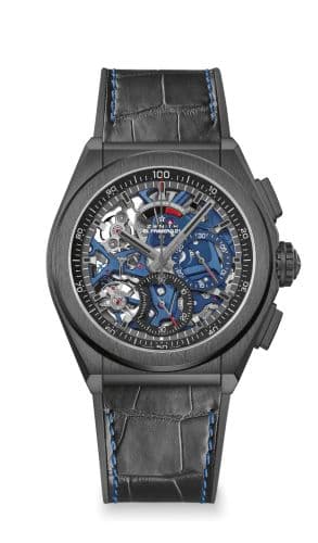 Zenith Defy El Primero 21 Black Ceramic / Skeleton / Alligator / Boutique Edition