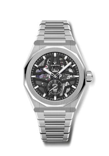 Zenith Defy Skyline Skeleton Stainless Steel / Black