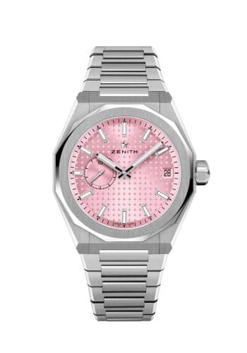 Zenith Defy Skyline Stainless Steel / Pink