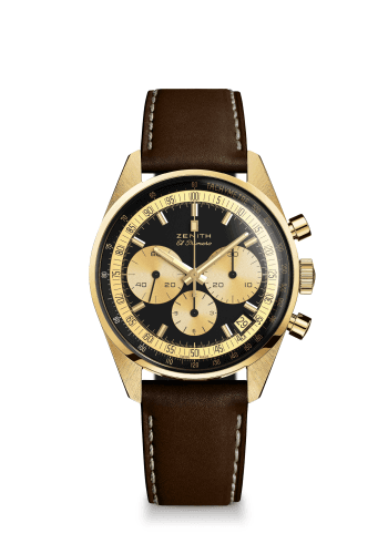 Zenith El Primero A386 Revival Yellow Gold / Black / Phillips