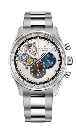 Zenith El Primero Chronomaster Open Stainless Steel / Silver 1969 / Bracelet