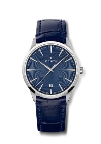 Zenith Elite Classic 40 Stainless Steel / Blue
