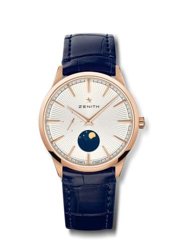 Zenith Elite Moon Phase 40 Rose Gold / Silver